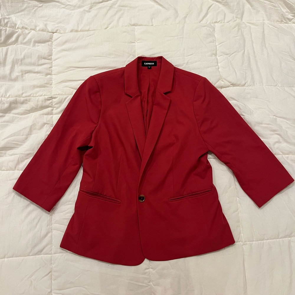 Express Red Blazer - M